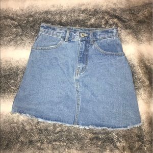 JEAN SKIRT!!